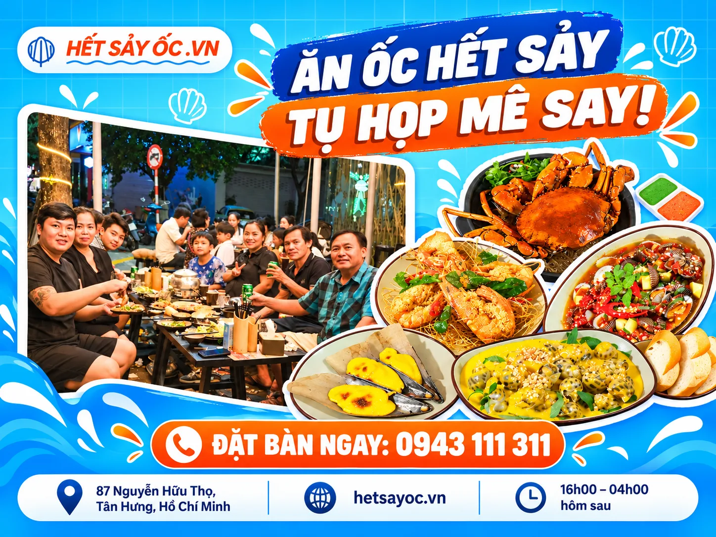 Hết Sảy Ốc ở đâu? Địa chỉ, giờ mở cửa và cách liên hệ